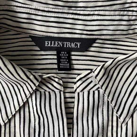 Ellen Tracy Striped Blouse - Picture 4 of 9